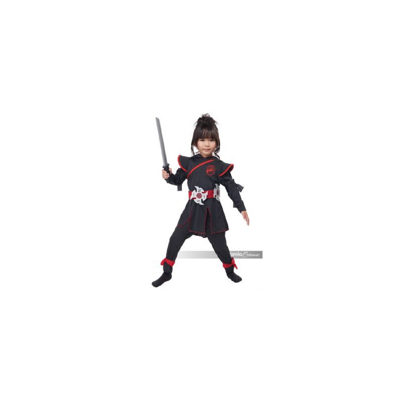 Ninja -  costume de petite fille ninja (enfant)