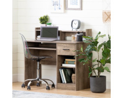 Work Table with Storage - Axess Aged Oak
