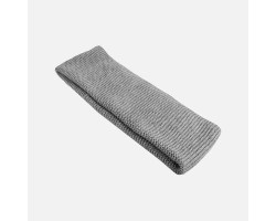 Foulard tube tricot gris