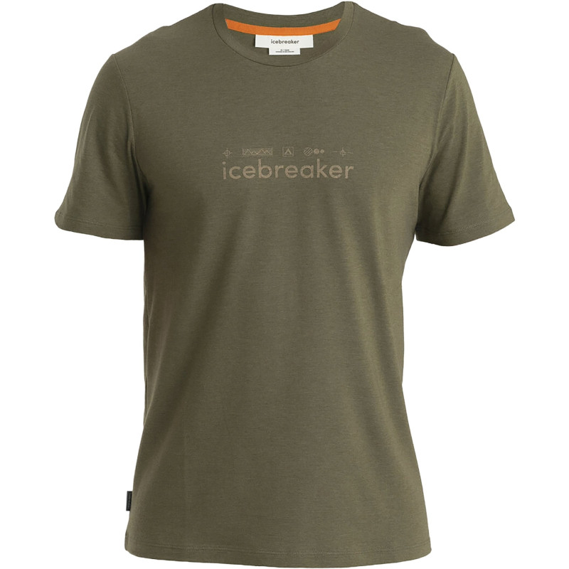 icebreaker T-shirt classique à manches courtes Mérino Central Nature Touring Club - Homme