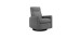 Nelly Rocking and Swivel Armchair - Nexus Charcoal / Black with Electric Mechanism