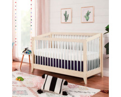 Sprout 4-in-1 Convertible Sleeper - White / Natural Washed