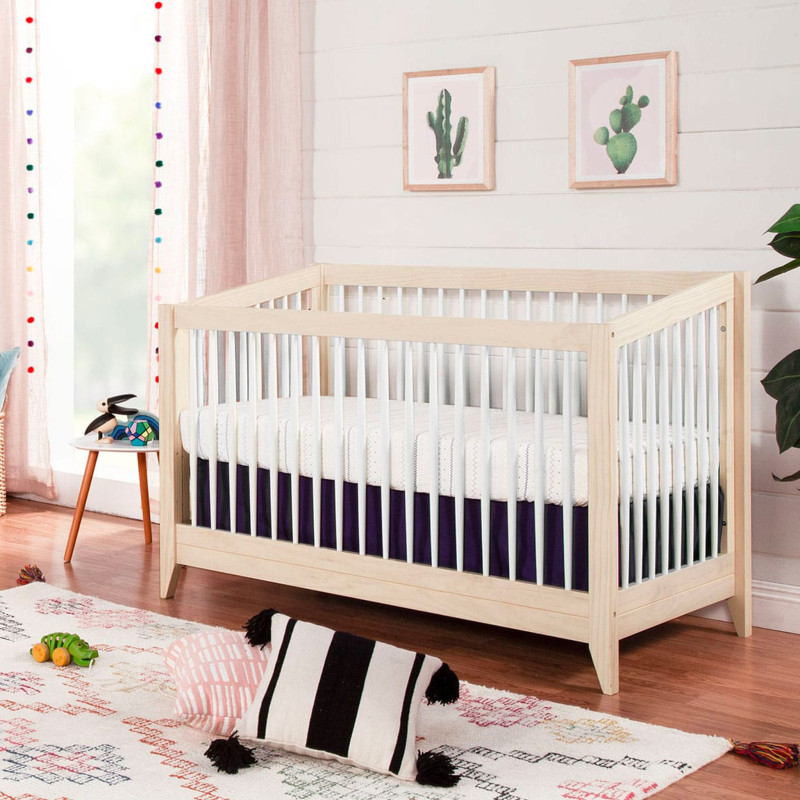 Sprout 4-in-1 Convertible Sleeper - White / Natural Washed