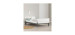 Bebble Single Bed - Light Gray and White