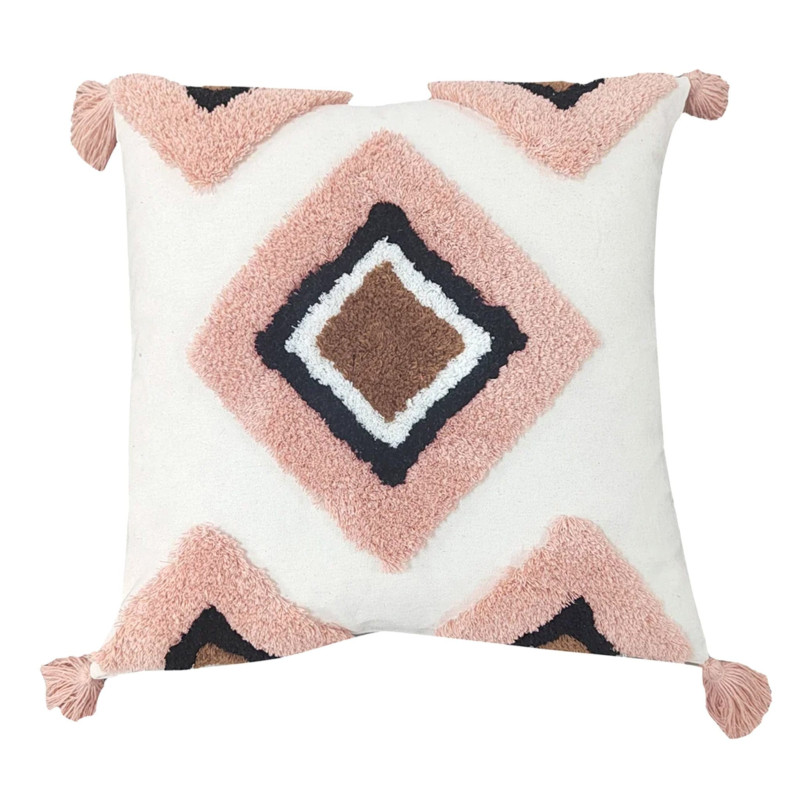 Pink Diamond Textured Cushion