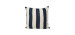 Navy/White Striped Cushion 45x45cm