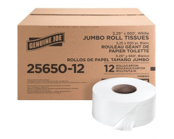 Genuine Joe Rouleaux de papier hygiénique Jumbo