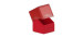 Heavy play -  boîte pour deck - 100+ - rouge