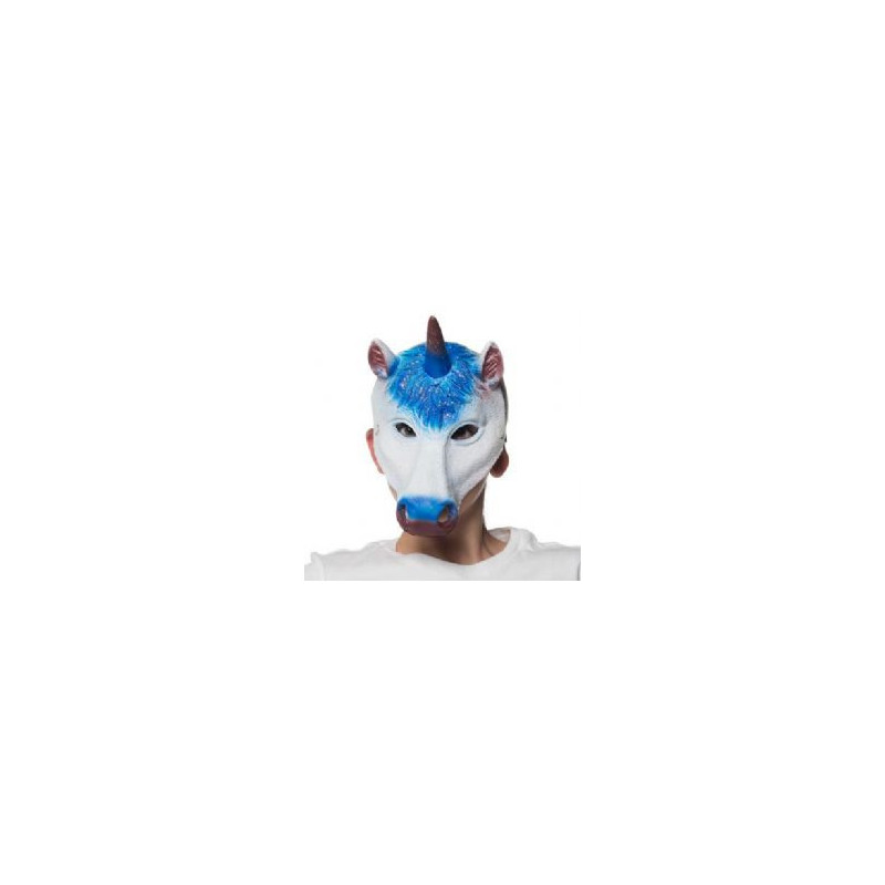 Animaux -  masque de licorne - bleu - junior -  licorne