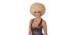 1970 -  perruque afro - blonde (adulte) -  afro