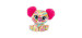 P.Lushes Designer Fashion Pets, Koko Melbie, koala en peluche de luxe, multicolore/rose, 15,2 cm