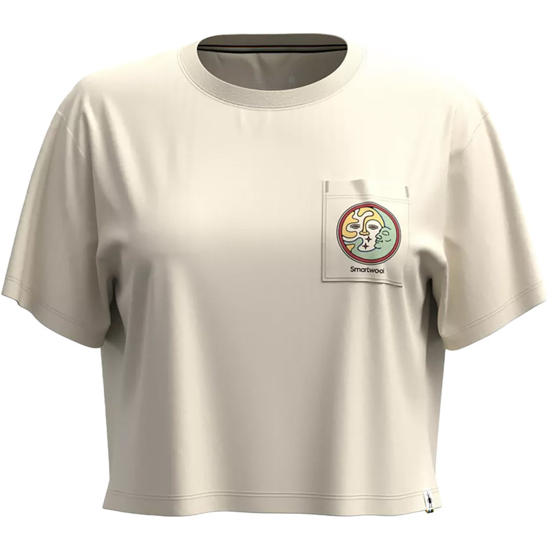 Smartwool T-shirt écourté graphique à manches courtes In The Sky - Femme