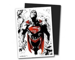 Dragon shield -  pochettes taille standard - superman- blanche et rouge(100)