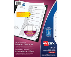Avery Intercalaires Ready Index®