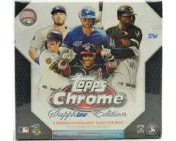 2020 baseball -  topps chrome sapphire hobby box