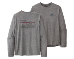 Patagonia T-shirt graphique à manches longues Capilene Cool Daily - Homme