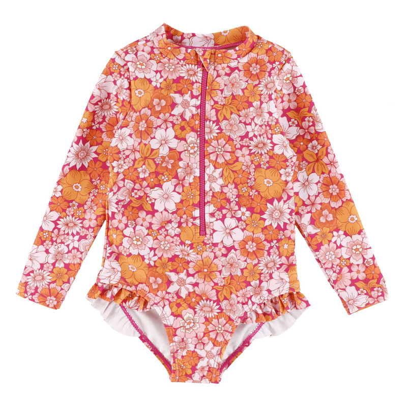 Retro Flowers UV Swimsuit 3-24 months