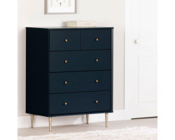 5-drawer desk - Dylane Navy...