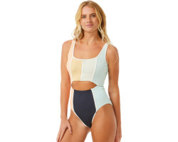 Rip Curl Maillot bain 1 pièce Block Party Splice Good Coverage - Femme