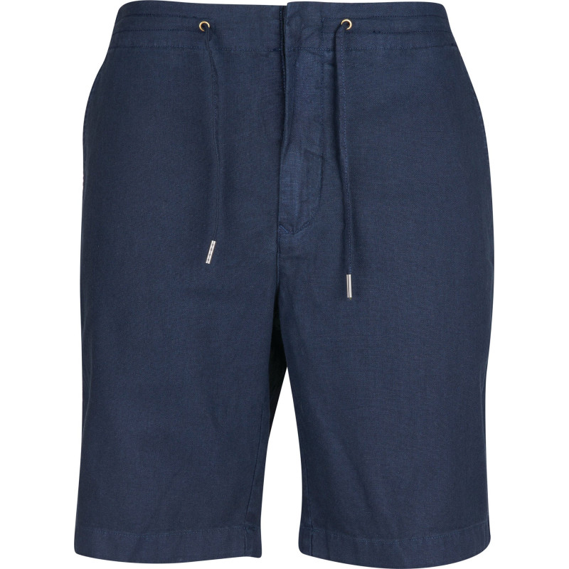 Linen and cotton blend shorts - Men