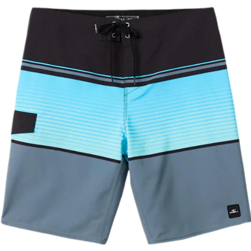 Lennox 18" striped swim shorts - Men's