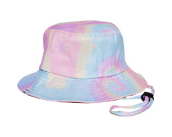 Tie Dye Pink Cloche Hat -...