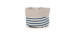 Blue Striped Basket 8x6