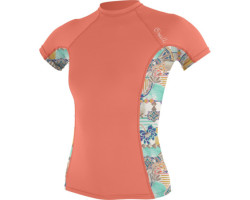 O'Neill Wetsuits, LLC T-shirt S/S Rash Guard à imprimé latéral - Femme