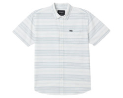 TRVLR UPF Traverse Striped Short Sleeve Button Down Shirt - Men's