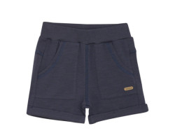 Navy Wadded Shorts 6-24 months