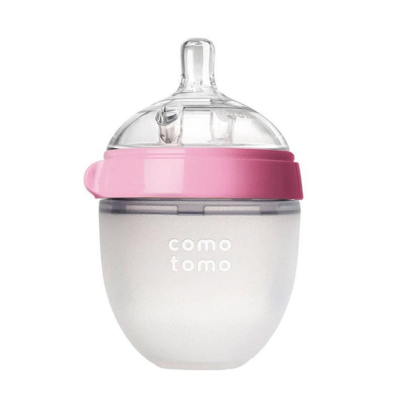 Soft Baby Bottle 4oz - Pink