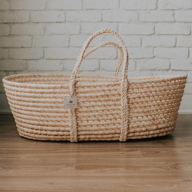 Rattan Basket + Mattress - Moses