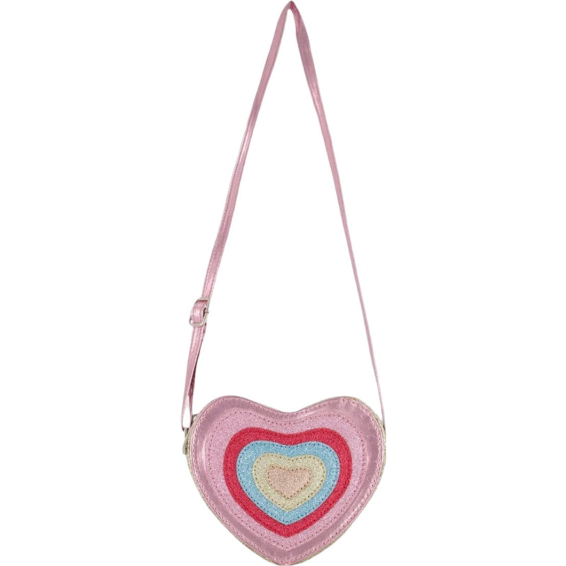 Multicolored heart-shaped bag - Girl