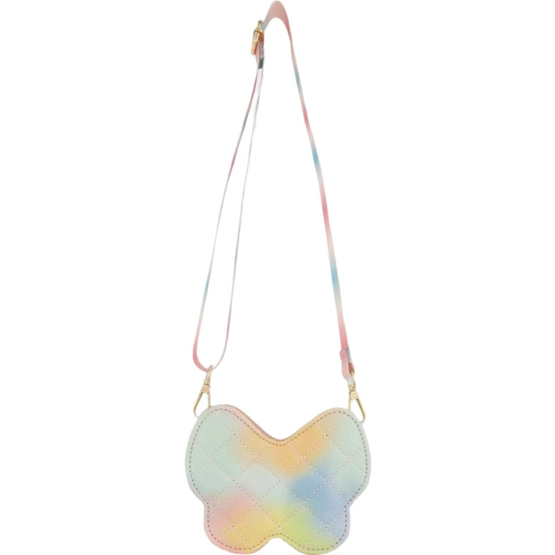 Rainbow Striped Butterfly Bag - Girls