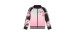 Pink gradient sports jacket with print - Big Girls