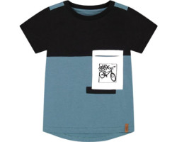 Contrasting color T-shirt -...