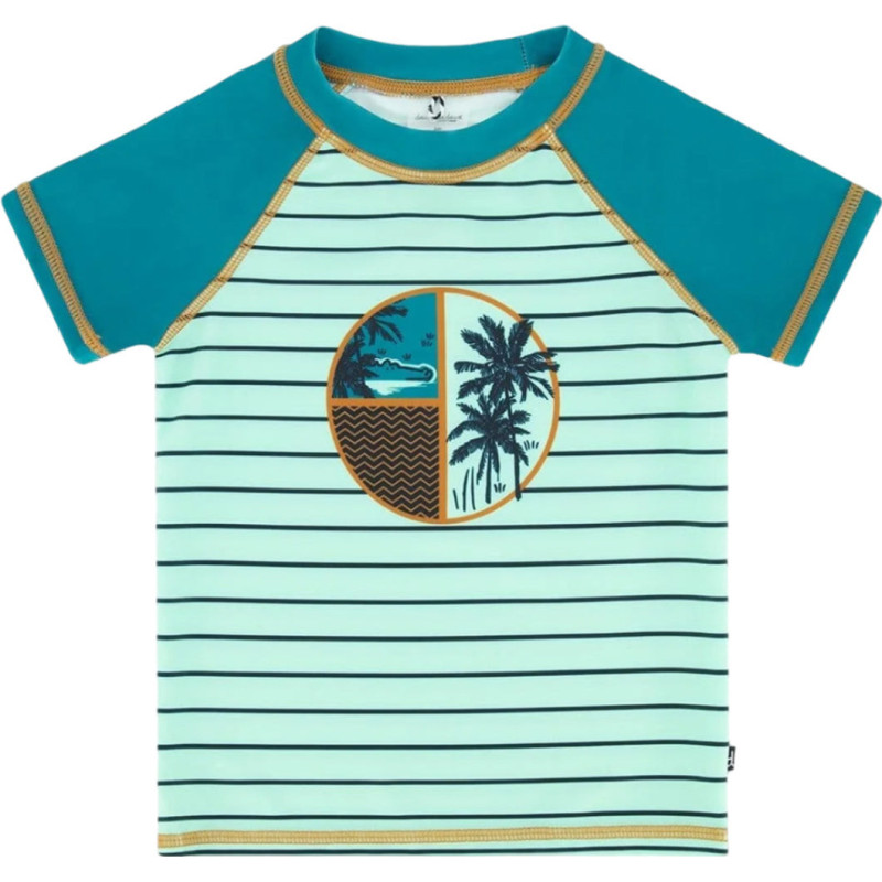 Short-sleeve striped surf jersey - Big Boy