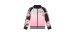 Pink gradient sports jacket with print - Little Girl