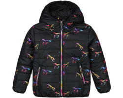 Mid-season printed quilted coat - Baby Girl