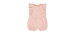 Ribbed organic cotton playsuit - Baby Girl
