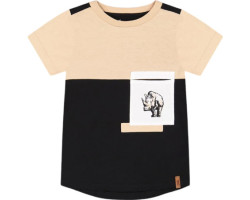 Contrasting color T-shirt -...