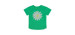 Crinkled jersey T-shirt with applique - Little Girl