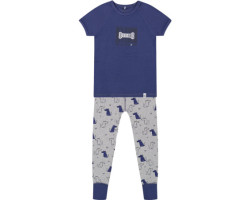 Two-piece organic cotton dog print pajamas set - Little Boy