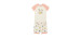 Organic Cotton Cotton Candy Printed Two-Piece Short Pajama Set - Baby Girl