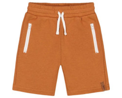 Shorts with zippered pockets in French cotton - Little Boy