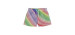 Rainbow Striped French Cotton Shorts - Big Girls