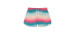 Shorts with tie-dye wave print in French cotton - Little Girl