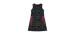 Printed dress with floral mesh pockets - Little Girl
