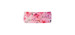 Pink gradient sports headband printed with large flowers - Big Girls