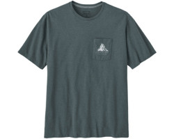 Patagonia T-shirt Responsibili Chouinard Crest Pocket - Homme